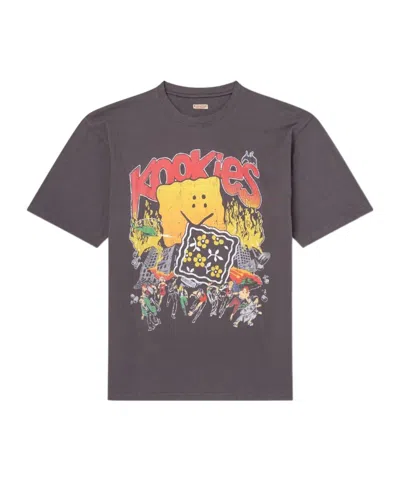 Kapital Buster Peckish Bowy Kookies T-shirt In Gray