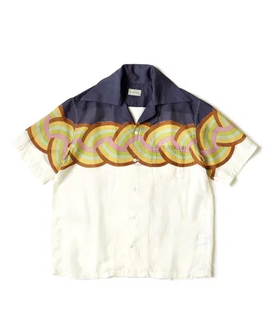 Pre-owned Kapital Silk Rayon Rainbow Aloha Shirt Size 5 In Nascon