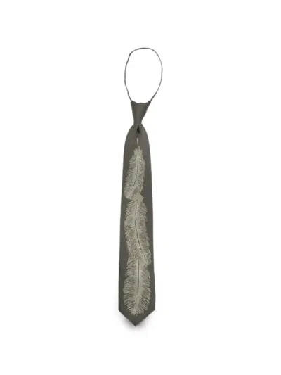 Kapital Silk Tie In Green