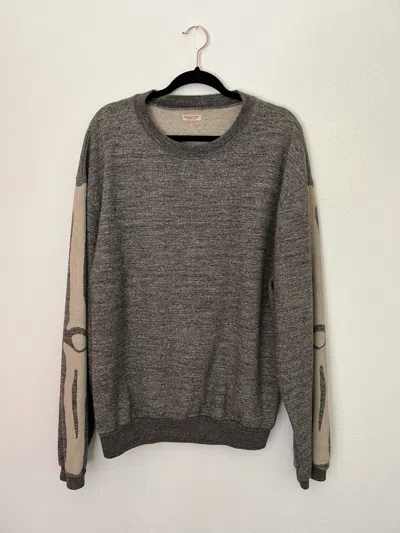 Pre-owned Kapital Skeleton Sweater In Gray
