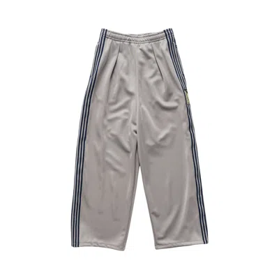 Pre-owned Kapital Smooth Jersey Stantman & Woman Baggy Track Pants (banner Stripe) 'grey' | Men's Size 4 In Gray