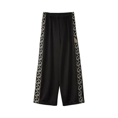 Pre-owned Kapital Smooth Jersey Th.d.d. Baggy Track Pants 'black' | Men's Size 3