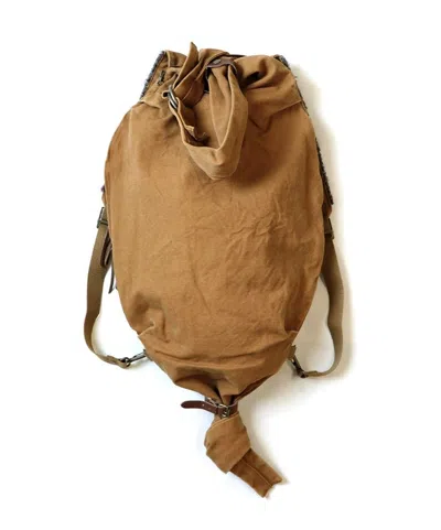 Pre-owned Kapital Snufkin Backpack In Camel