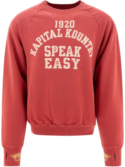 Kapital Speakeasy Sweatshirt In Red
