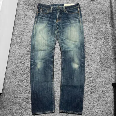 Pre-owned Kapital Straight Blue Denim Jeans
