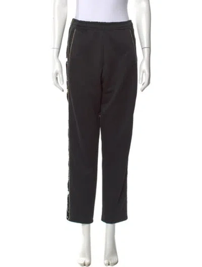 Pre-owned Kapital Straight Leg Pants In Black