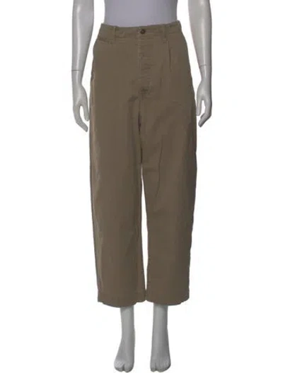Pre-owned Kapital Straight Leg Pants In Neutral