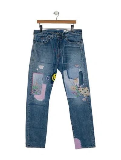 Pre-owned Kapital Straight-leg Jeans In Blue