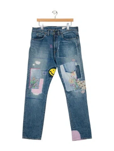 Pre-owned Kapital Straight-leg Jeans In Blue