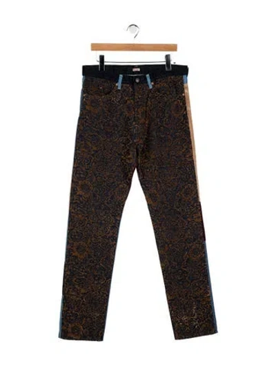 Pre-owned Kapital Straight-leg Jeans In Brown