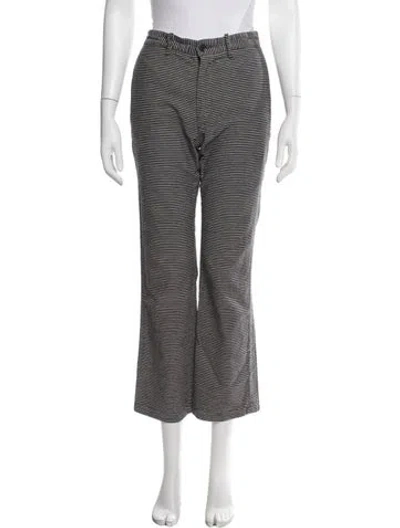 Pre-owned Kapital Striped Straight Leg Pants In Multicolor