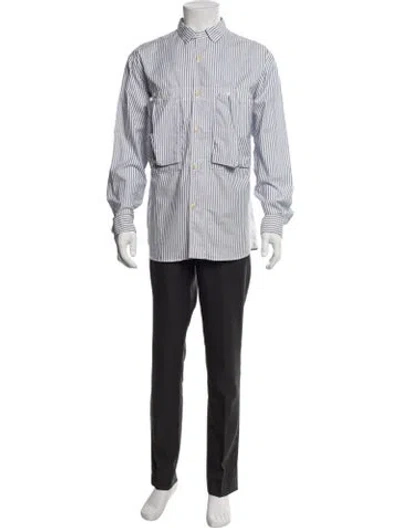 Pre-owned Kapital Striped Striped Shirt In Blue