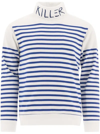 Kapital Striped T-shirt In White
