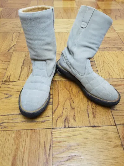 Pre-owned Kapital Suede Popeye Boots In Multicolor