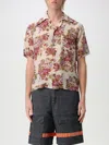 Kapital Camp-collar Floral-print Woven Shirt In Brown