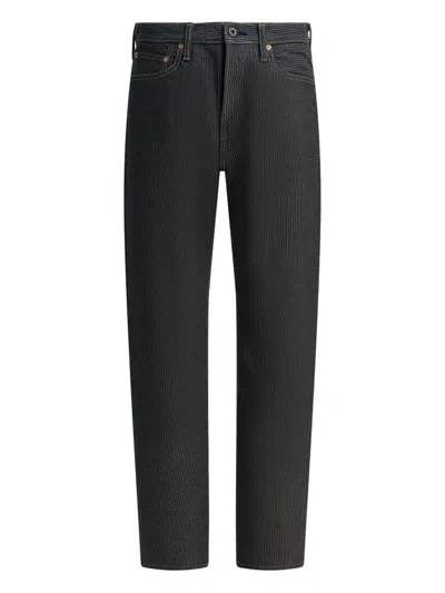 Kapital Textured-finish Jeans In Black
