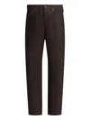 Kapital Textured-finish Jeans In Brown
