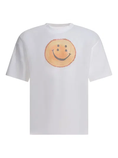 Kapital Tree-face Short-sleeve T-shirt In White