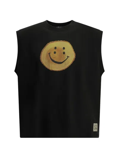 Kapital Tree Trunk Rainbow Tank Top In Black