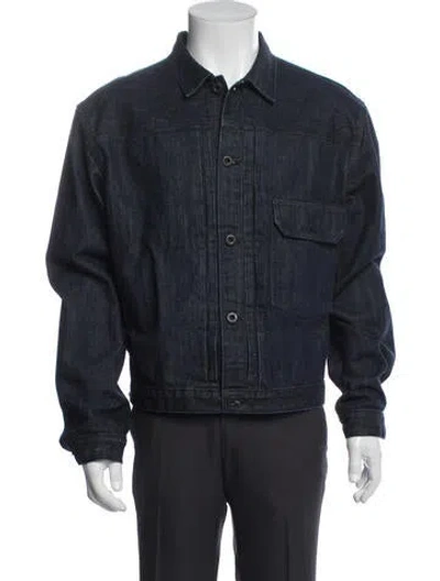 Pre-owned Kapital Trucker Jacket In Blue