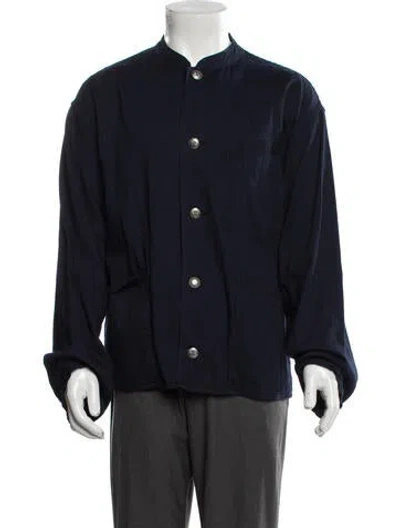Pre-owned Kapital Utility Jacket In Blue