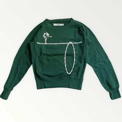 Pre-owned Kapital Vintage  Circus Sweater In Green
