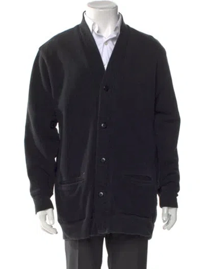 Pre-owned Kapital Waltzing Matilda V-neck Cardigan In Black