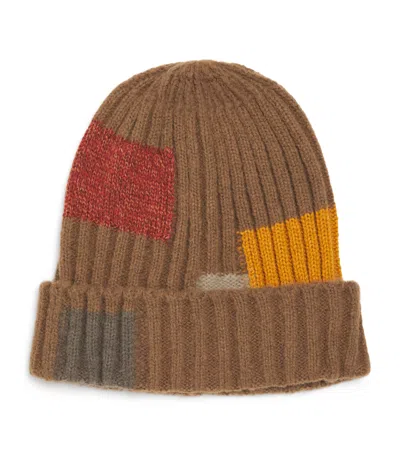 Kapital Wool-blend Tugihagi Beanie In Brown