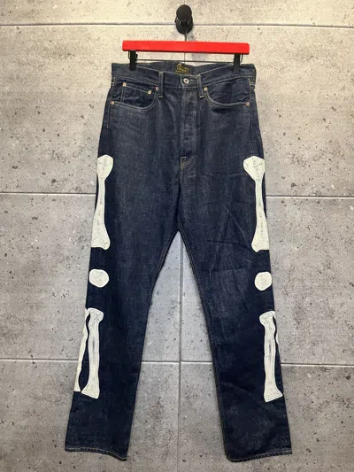 Pre-owned Kapital X Kapital Kountry Kapital Bone Skeleton Denim Jeans