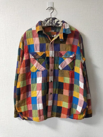 Pre-owned Kapital X Kapital Kountry Multicolor Checkered Shirt