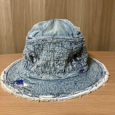 Pre-owned Kapital X Kapital Kountry The Old Man And The Sea Hat (crash Remake) In Blue