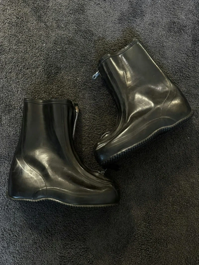 Pre-owned Kapital X Vintage Military 80's Overshoes Shoes In Black