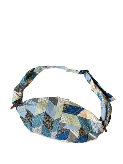 Kapital Yabane Patchwork-detail Bag In Multi