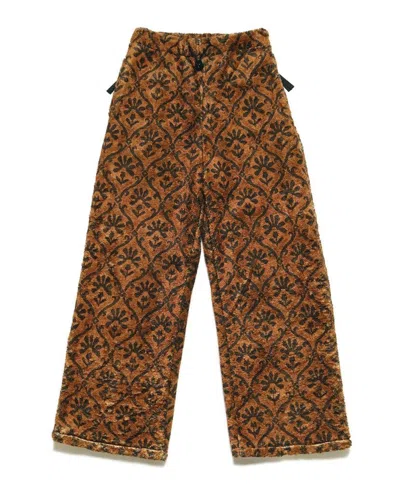 Pre-owned Kapital Yosemite Arabesque Fleece Pants Size 2 In Brown