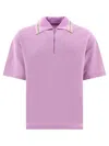 Kapital Zip Up Polo Shirts In Purple