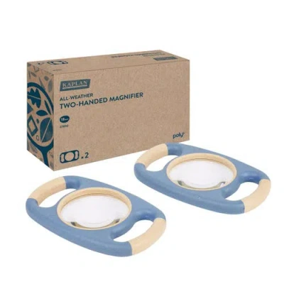 Kaplan Early Learning Company Kids'  All-weather Two-handed Magnifier In Blue