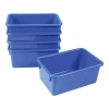 Kaplan Early Learning Company Blue Colored Storage Bin In Blue