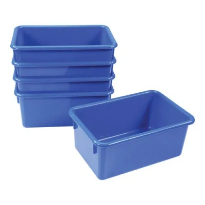 Kaplan Early Learning Company Blue Colored Storage Bin