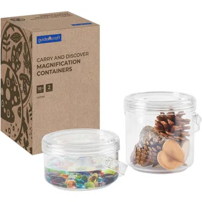 Kaplan Early Learning Company Kids'  Carry And Discover Magnification Containers In Transparent