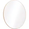 Kaplan Early Learning Company Circular Wall Mounted Mirror In Brown