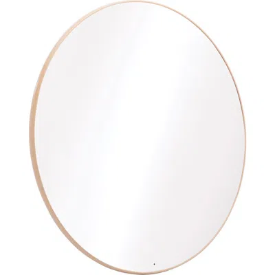 Kaplan Early Learning Company Circular Wall Mounted Mirror In Brown