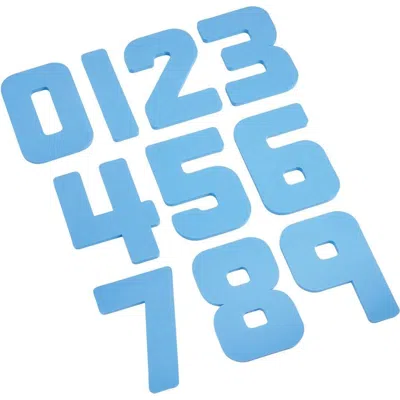 Kaplan Early Learning Company Kids'  Jumbo Foam Numbers 0-9 In Blue