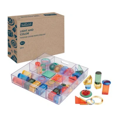 Kaplan Early Learning Company Kids'  Light And Color Toddler Loose Parts Stem Kit In Multi