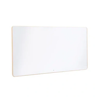 Kaplan Early Learning Company Rectangle Mounted Wall Mirror In Brown