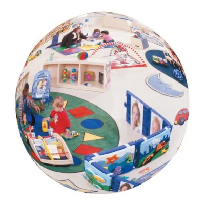 Kaplan Early Learning Company Round Observation Mirror In Transparent