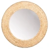 Kaplan Early Learning Company Sense Of Place Circle Acrylic Wall Mirror In Sand