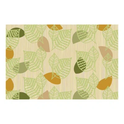 Kaplan Early Learning Company Sense Of Place Green Leaf Carpet