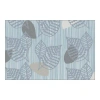 Kaplan Early Learning Company Sense Of Place Leaf Carpet In Blue