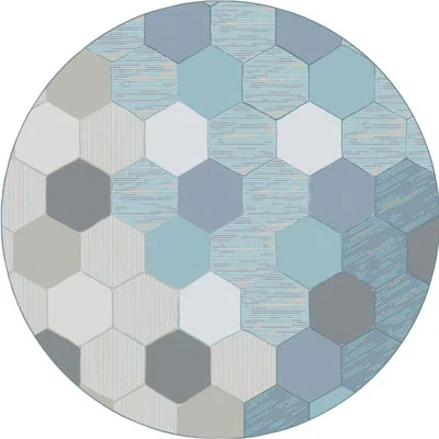 Kaplan Early Learning Company Sense Of Place Round Carpet In Blue