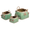 Kaplan Early Learning Company Sense Of Place Woven Baskets In Green